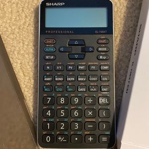 Sharp EL-738XT-CSI Financial Calculator